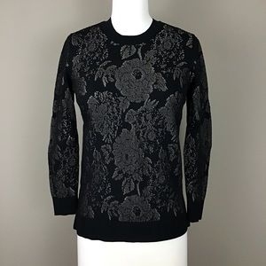 Ann Taylor Black and Nude Sweater Size Small